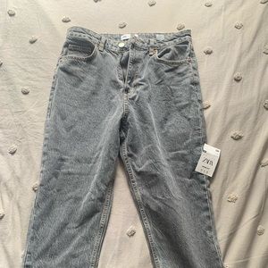 Zara mom jeans size 8